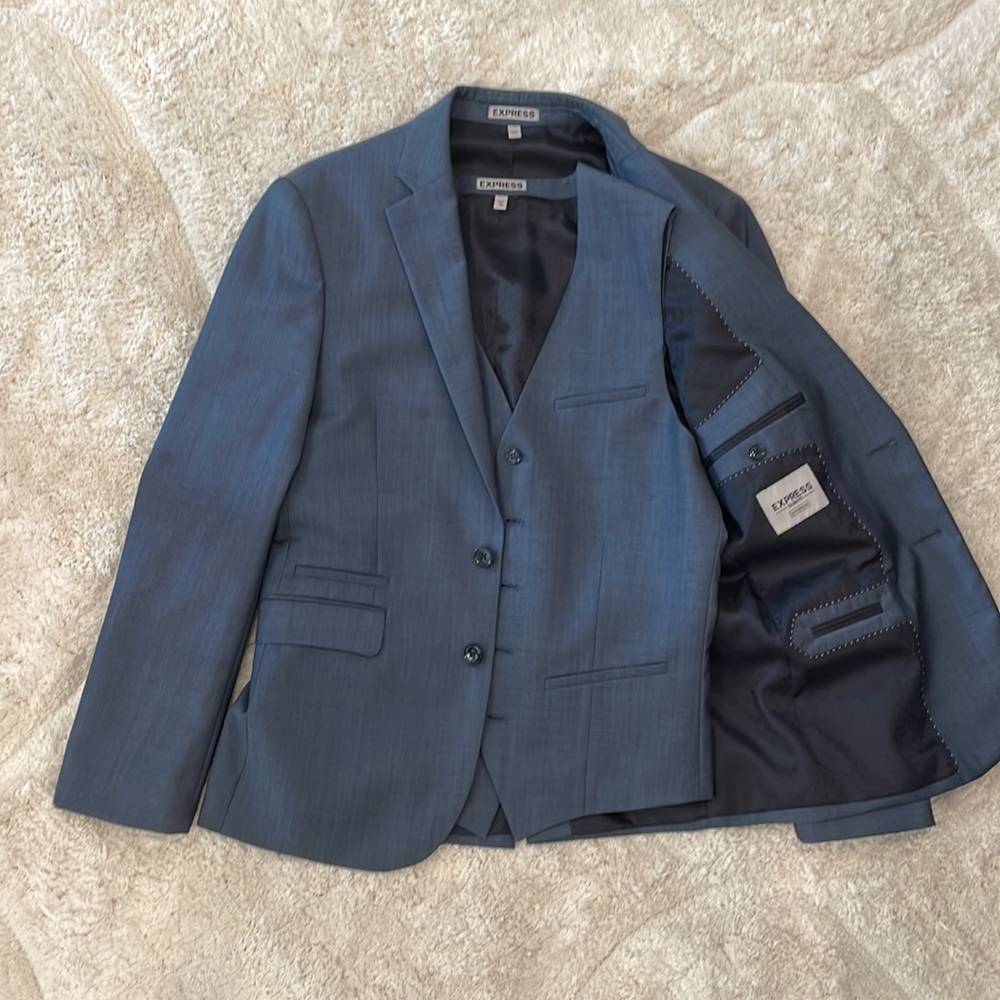 Express XS mens suit and vest vest-new